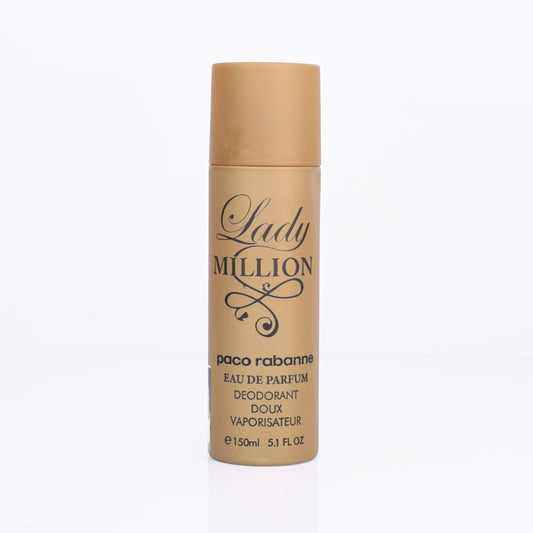 Paco Rabanne Lady Million Eau de Parfum Deodorant 150ml