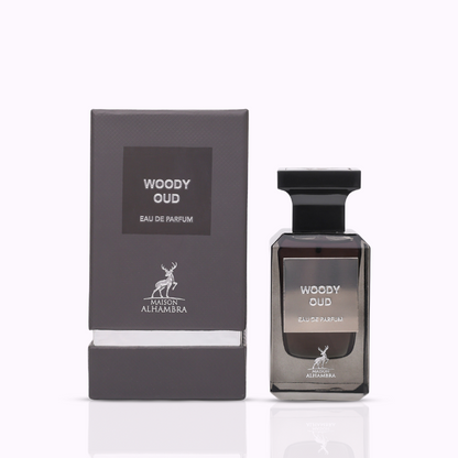 Woody Oud by Maison Alhambra Eau De Parfum 80ml For Men & Women