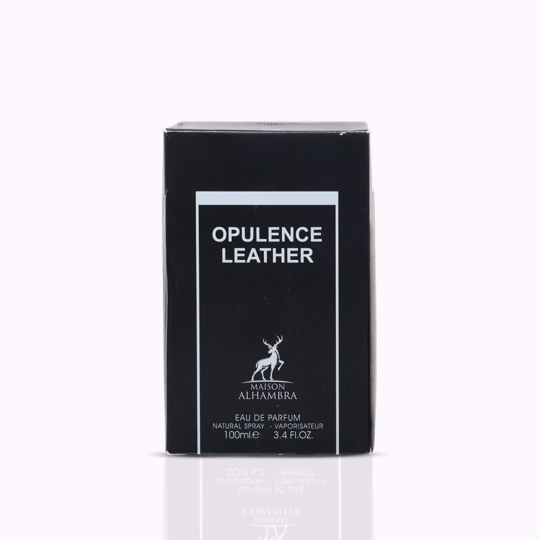 Maison Alhambra Amber & Leather (Opulence Leather)Eau De Parfum 100ml For Men